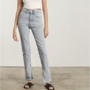 EVERLANE The Cheeky Split-Hem Jean. Size 27